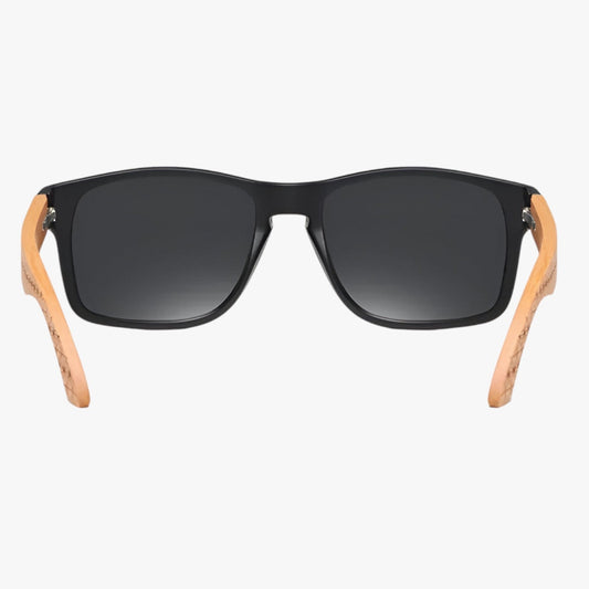 Arjun | Midnite Star Holzsonnenbrille – Stilvoller UV-Schutz für Männer