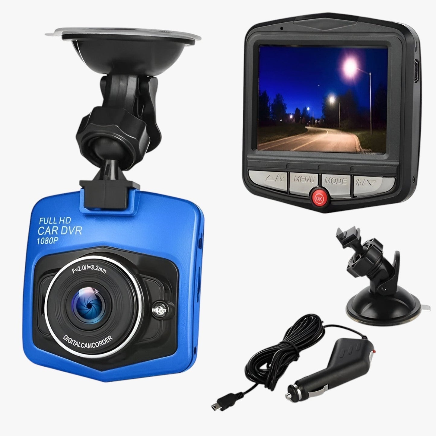 Axel | 1080P HD Nachtsicht Dashcam mit Loop-Aufnahme