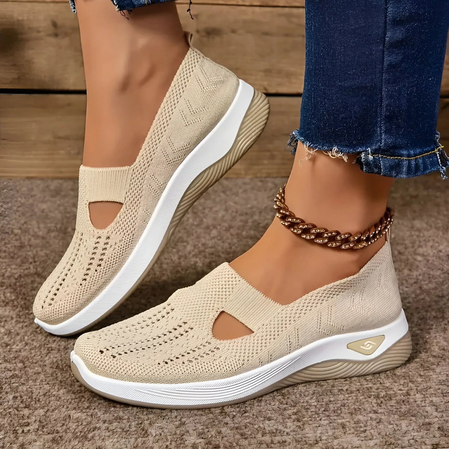 Brigitte | Women's Orthopädische Slip-On Sneakers für Komfort und Stil