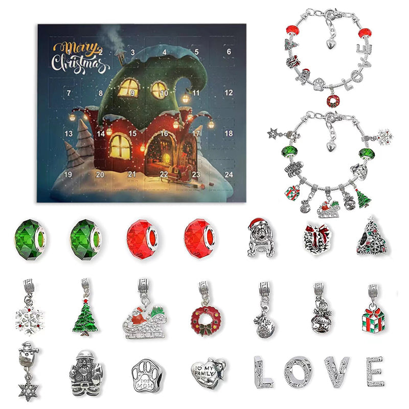 Weihnachtszauber Armband | Kreativer Adventskalender für magische Festtage!