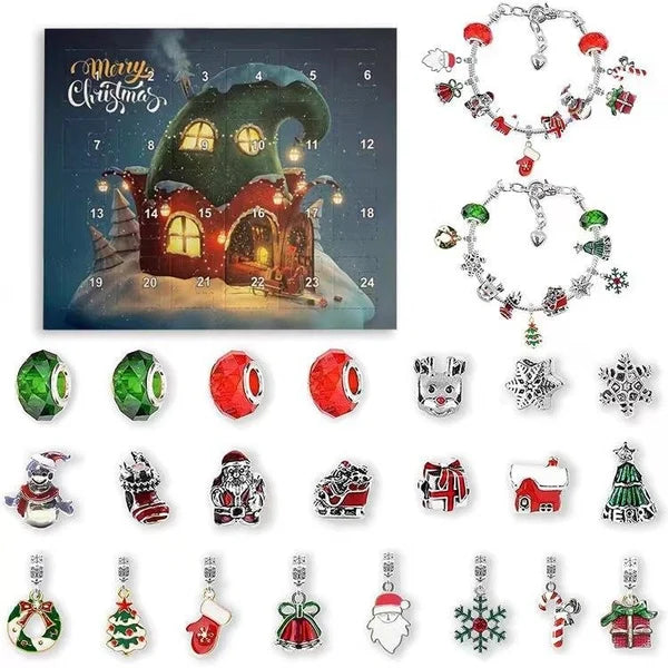 Weihnachtszauber Armband | Kreativer Adventskalender für magische Festtage!