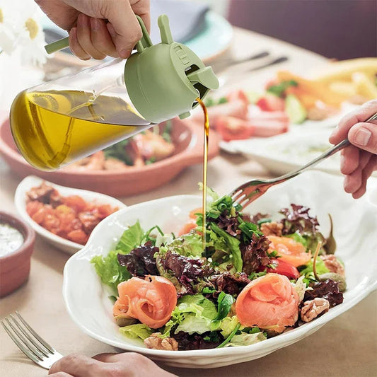 2 in 1 Ölspender und Sprühflasche