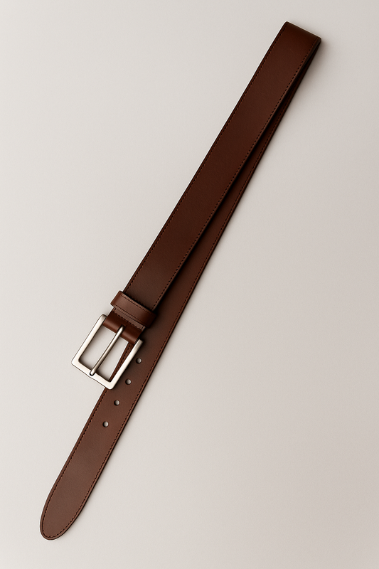 Milano | Klassischer Leder-Gürtel mit Metallschnalle