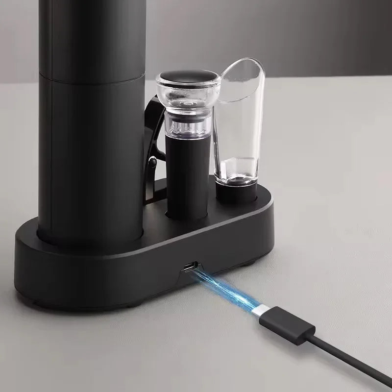 4-in-1 Elektrisches Weinöffner-Set