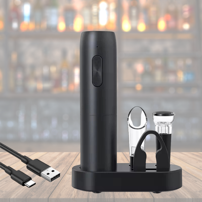 4-in-1 Elektrisches Weinöffner-Set