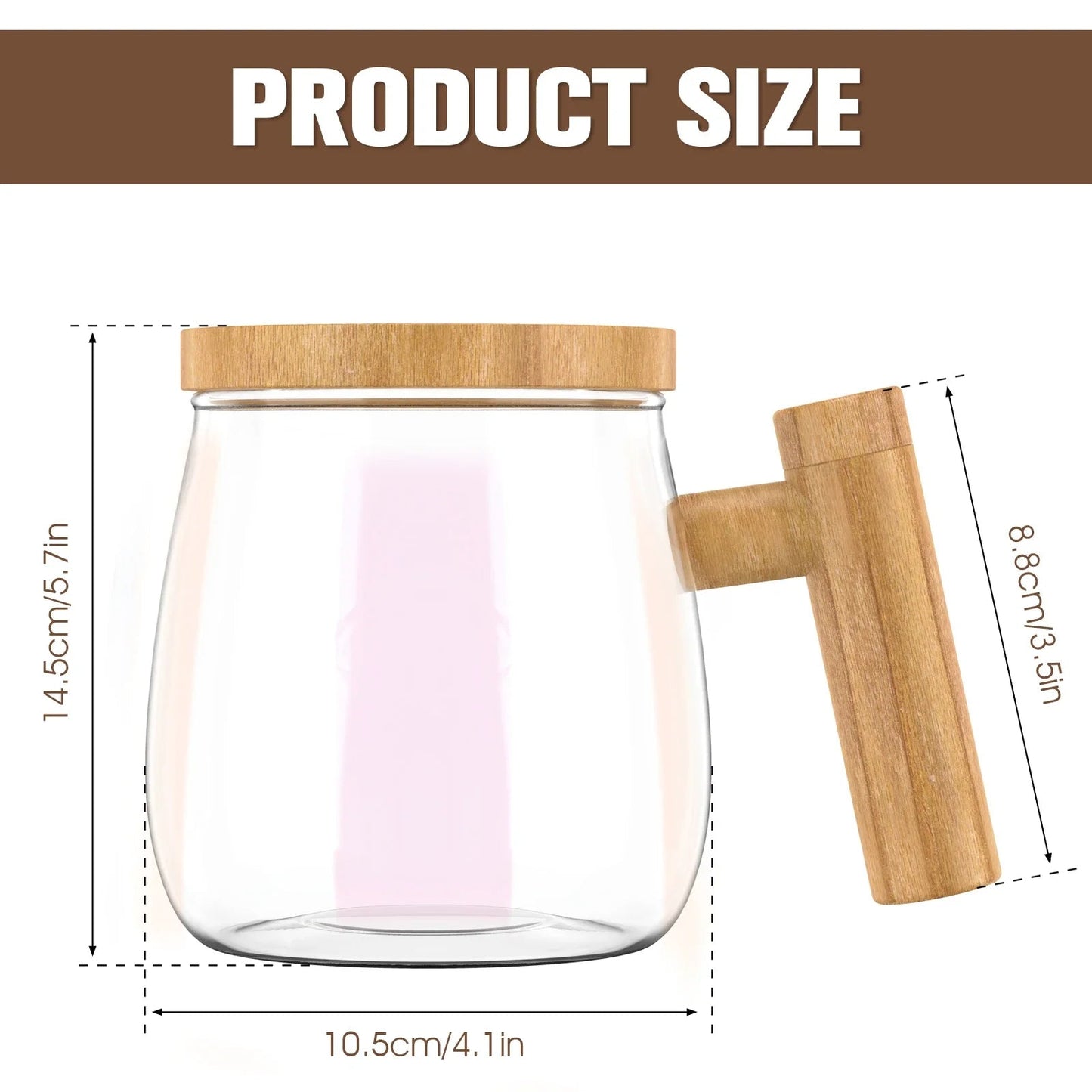 400ml Selbstumrührbecher