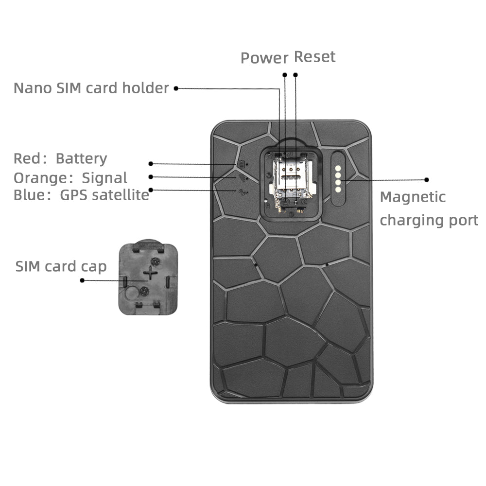 4G Wasserdichter GPS-Tracker | Starker Magnet & Anti-Verlust Auto-Ortungsgerät