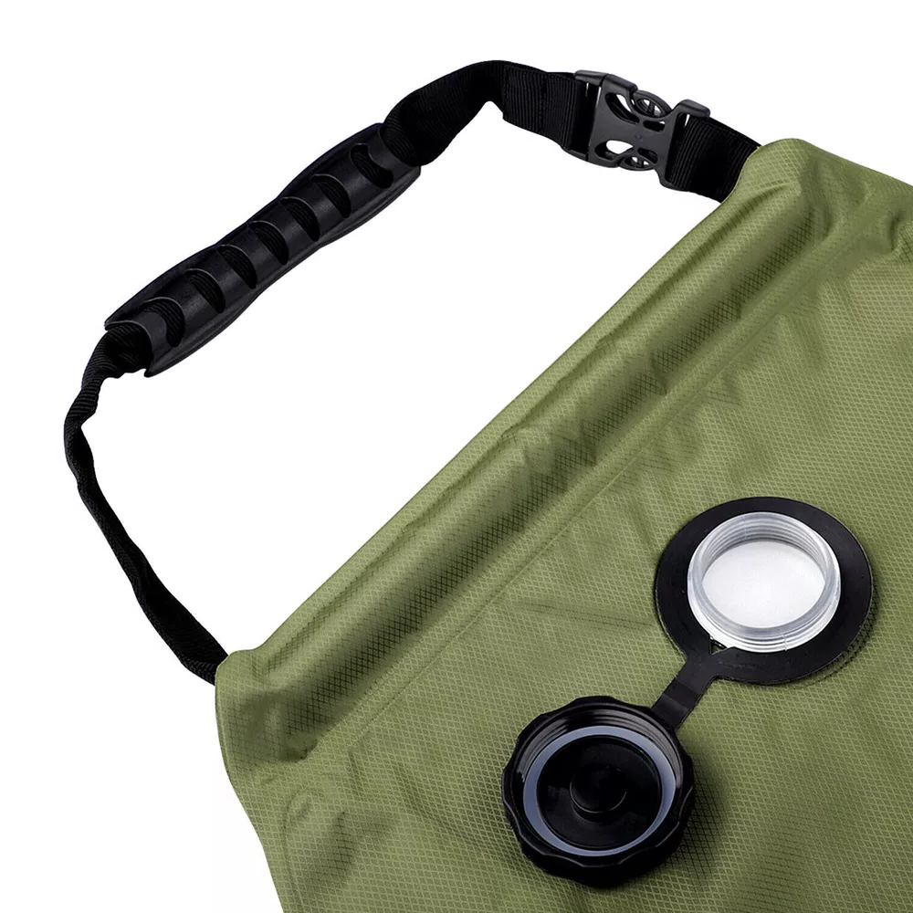 5-Gallonen-Solar-Duschbeutel Tragbare Outdoor-Heißwasserdusche für Camping