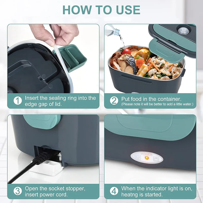 60W Elektrische Lunchbox Lebensmittelwärmer