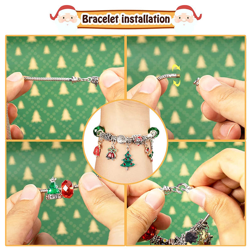 Weihnachtszauber Armband | Kreativer Adventskalender für magische Festtage!