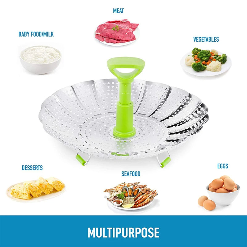 9-Zoll Edelstahl Lotus Dampfgarer