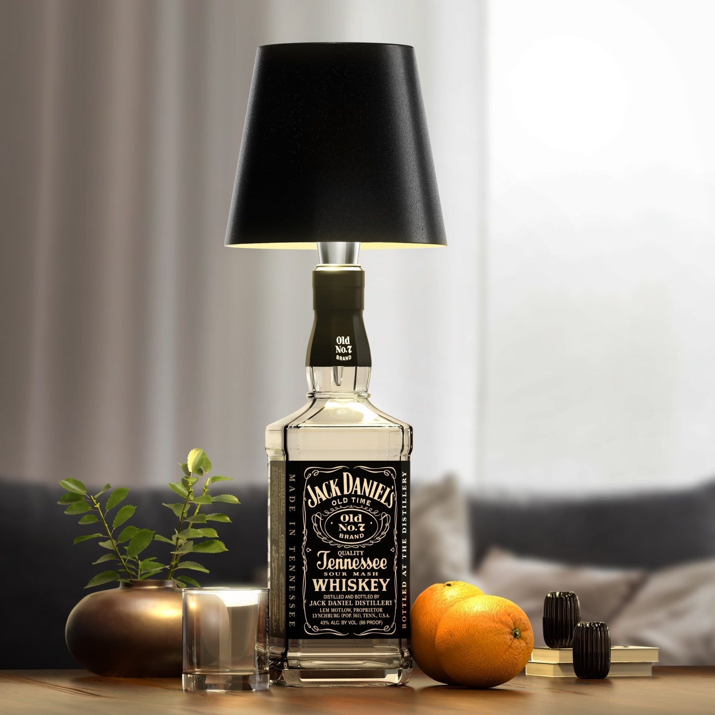 ARIA - Flaschenlampe - Tragbare und Stilvolle Beleuchtung