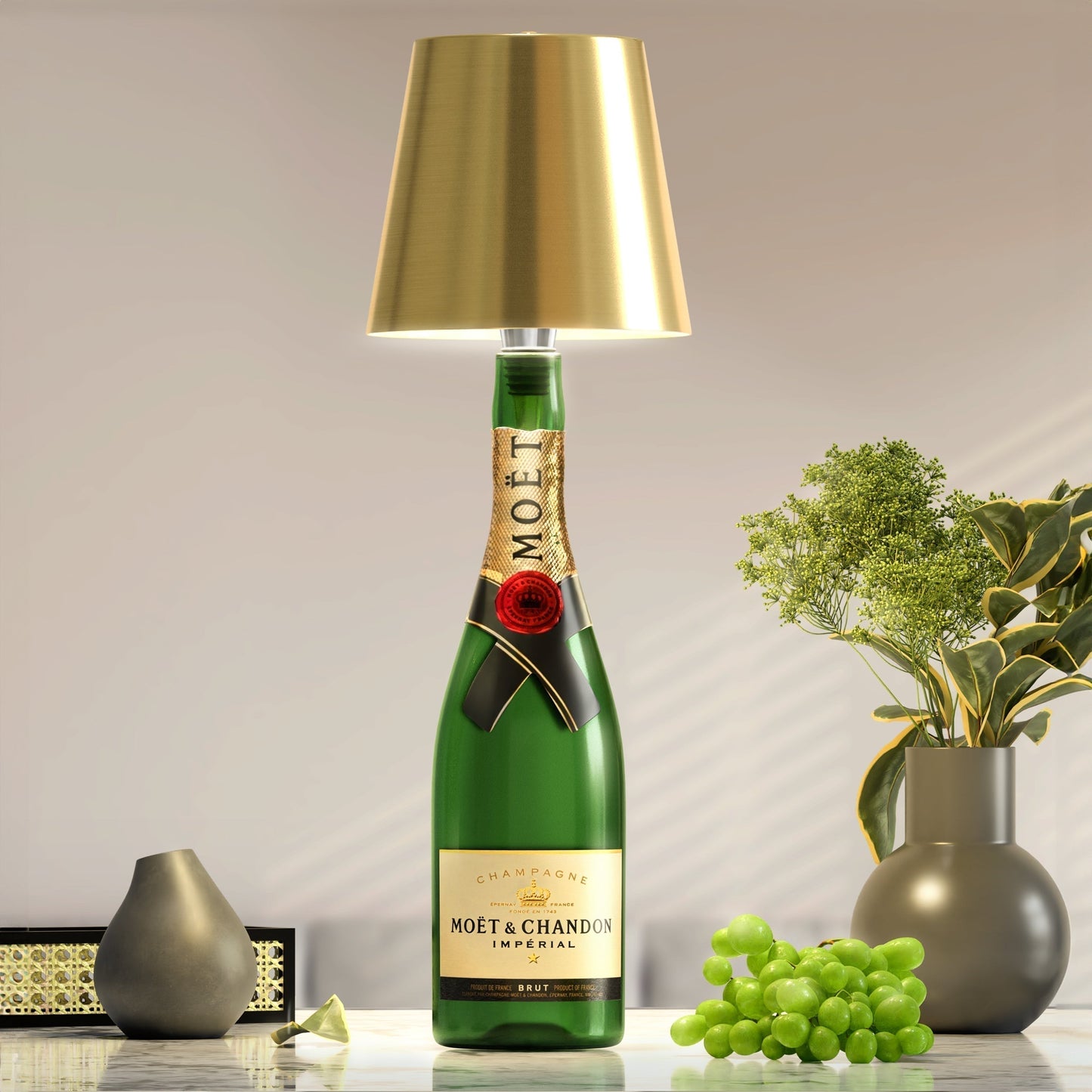 ARIA - Flaschenlampe - Tragbare und Stilvolle Beleuchtung