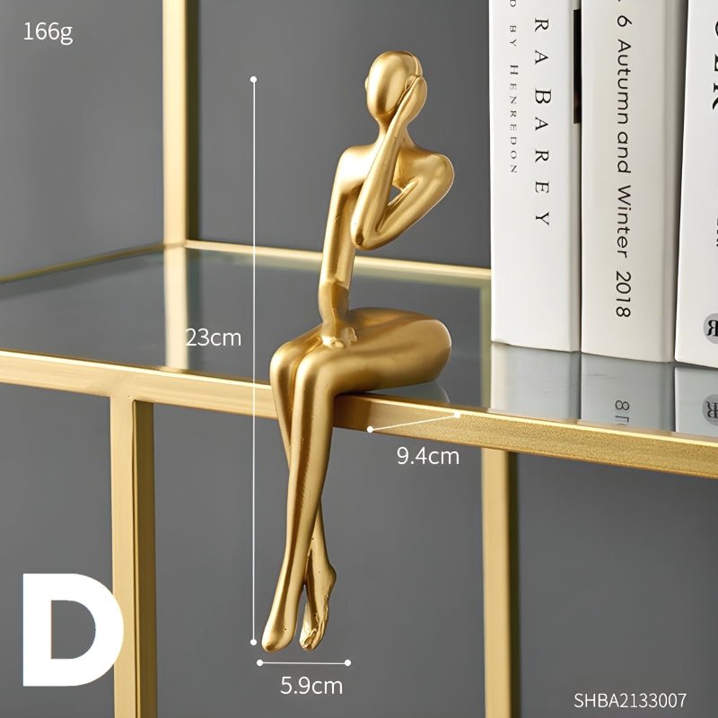 Abstrakte Skulptur - Stilvolle Dekoration, die die Atmosphäre in Ihrem Zuhause verbessert!