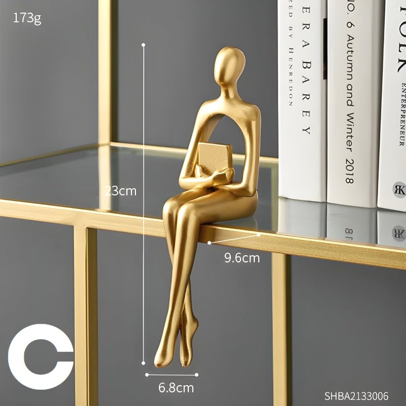 Abstrakte Skulptur - Stilvolle Dekoration, die die Atmosphäre in Ihrem Zuhause verbessert!