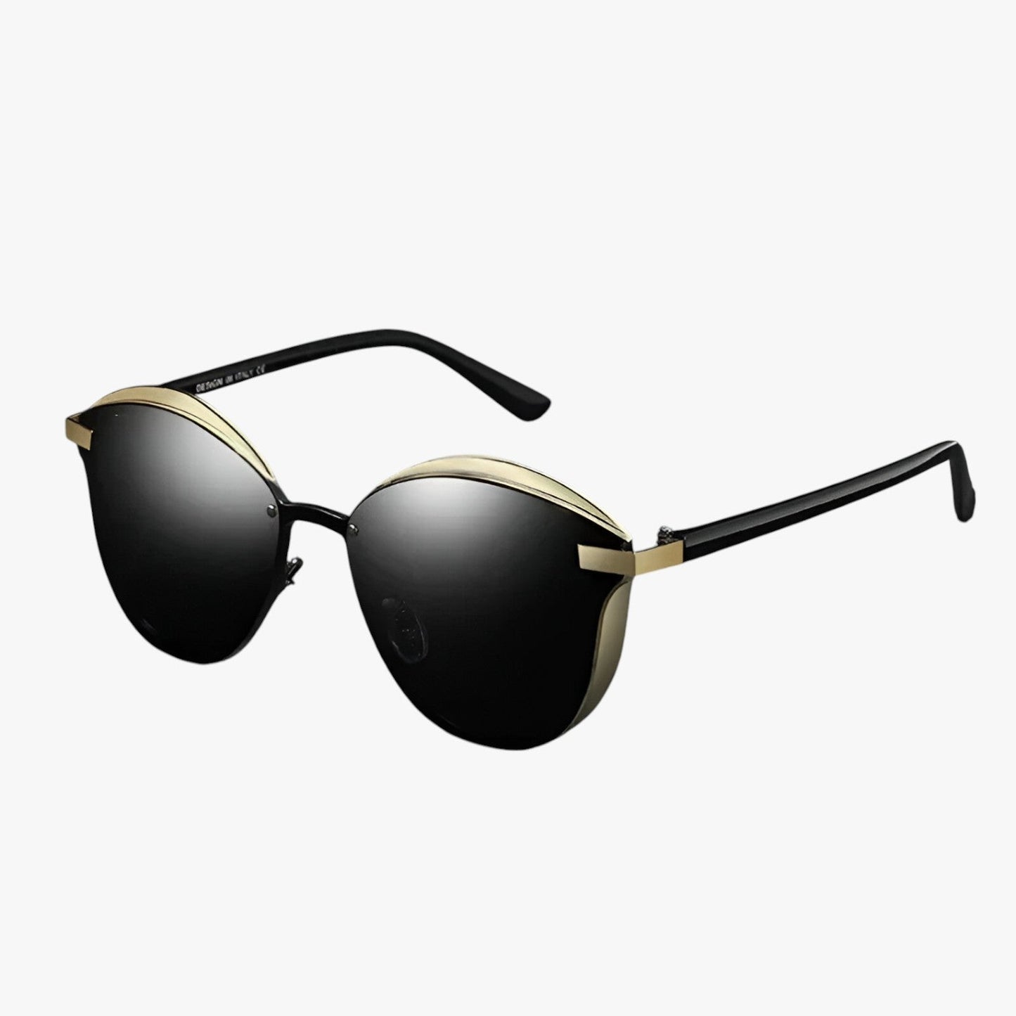 Adelina | Gepolarisierte runde Sonnenbrille – schicke UV-Schutz für Frauen
