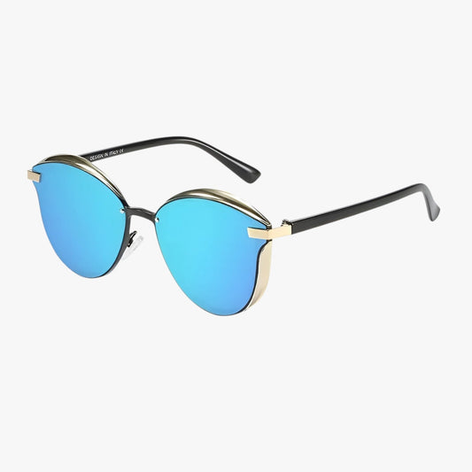 Adelina | Gepolarisierte runde Sonnenbrille – schicke UV-Schutz für Frauen