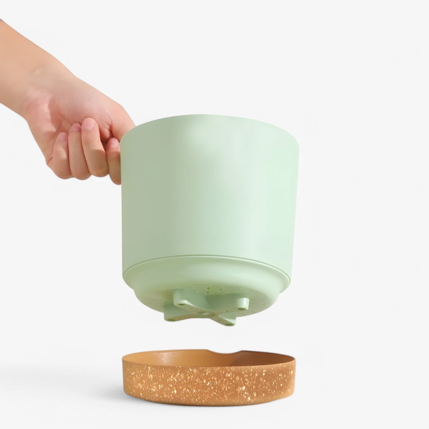 Amancio | Stilvolle Kunststoffblumentopf – mit Drainage für gesundes Wachstum