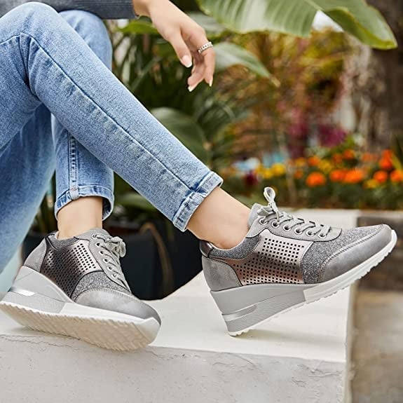 Amelia - Orthopädische Sneakers mit hohen Absätzen