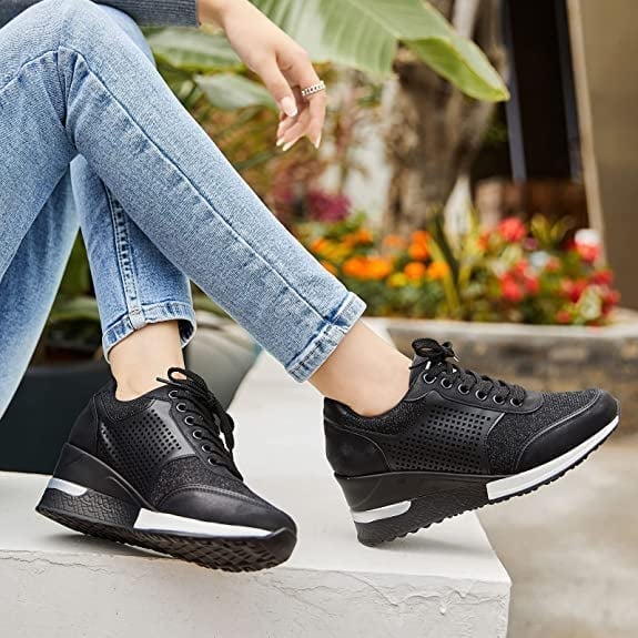 Amelia - Orthopädische Sneakers mit hohen Absätzen