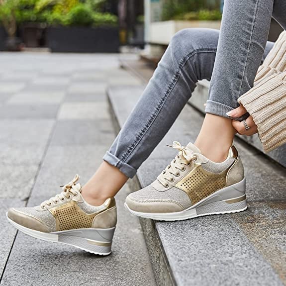 Amelia - Orthopädische Sneakers mit hohen Absätzen