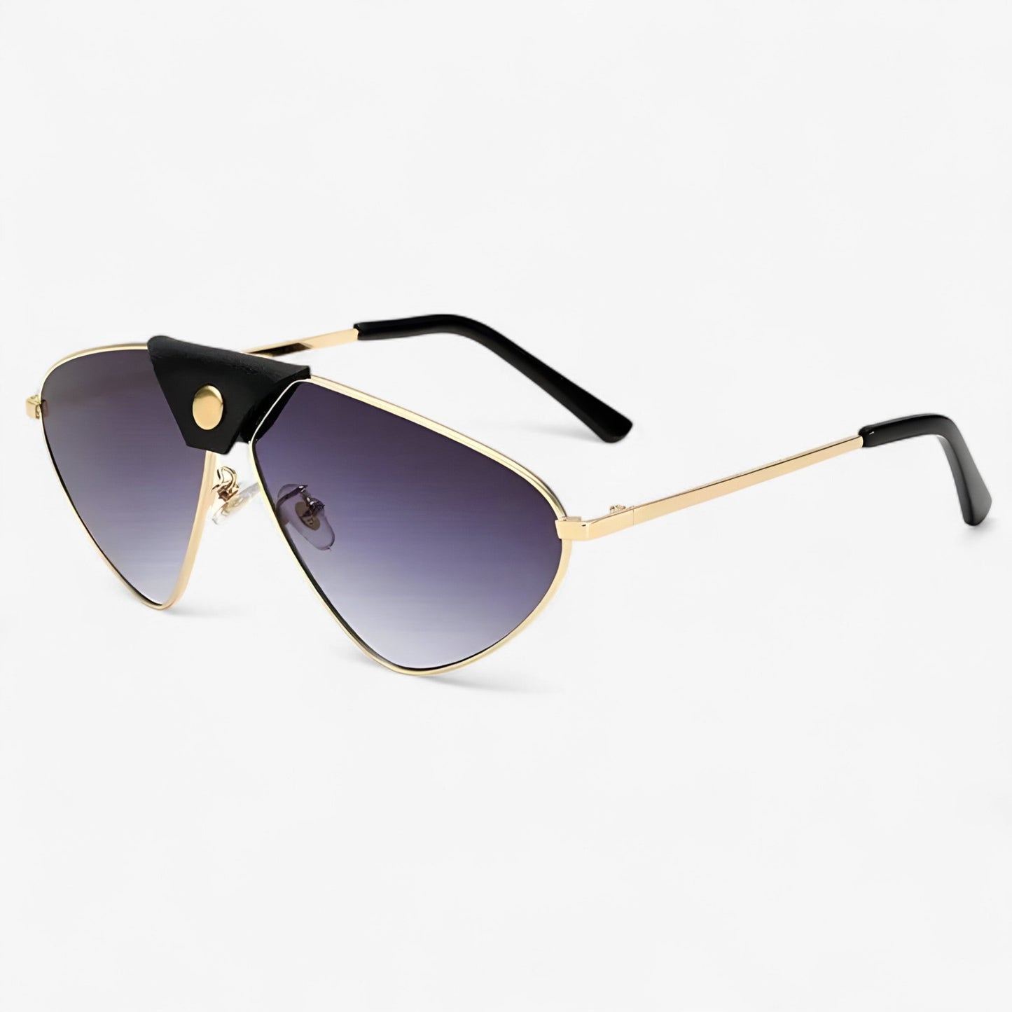 Arlo | Punk-Sonnenbrille aus Metall mit UV400 getönter Linse