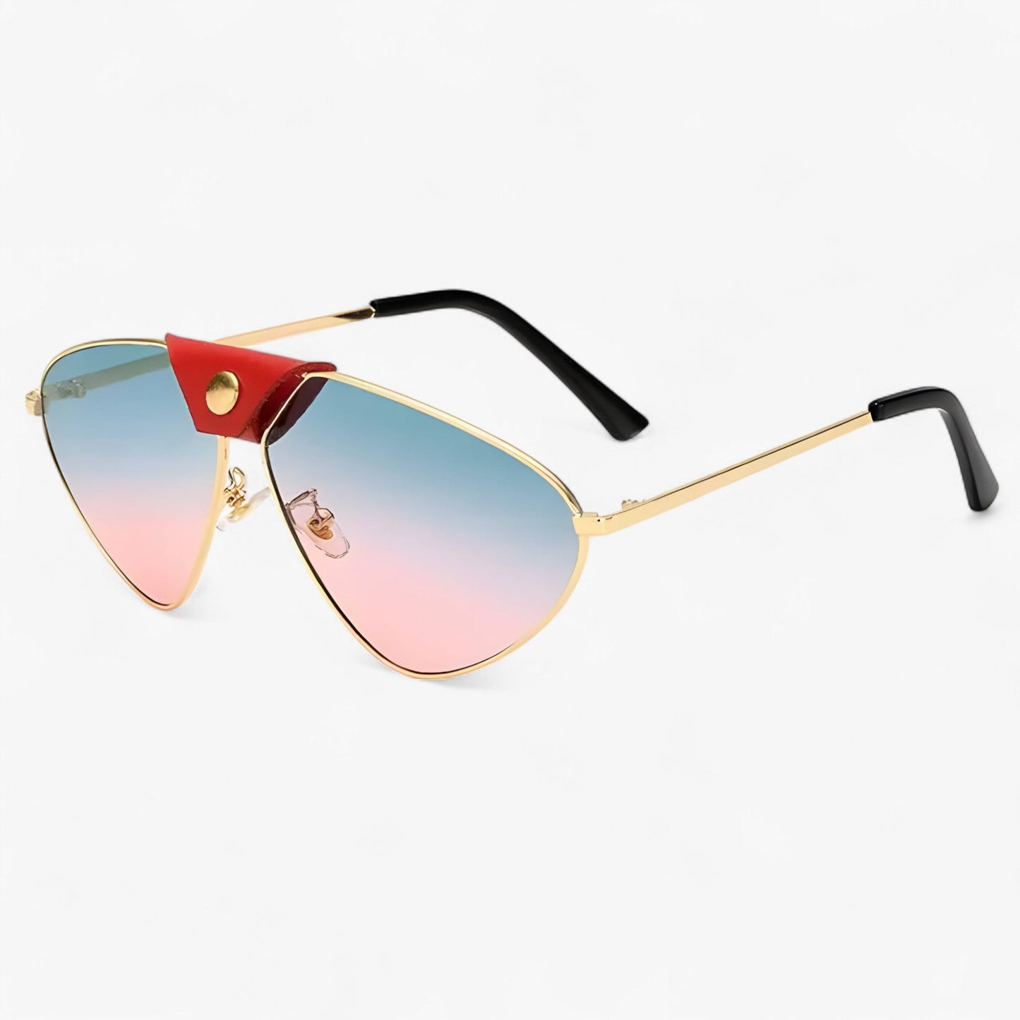 Arlo | Punk-Sonnenbrille aus Metall mit UV400 getönter Linse
