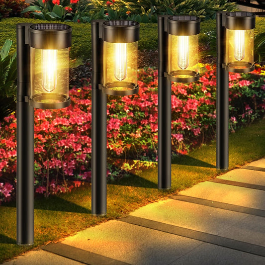 AuraGlow | Modern & Luxuriös Solar Gartenbeleuchtung | 1 + 1 GRATIS