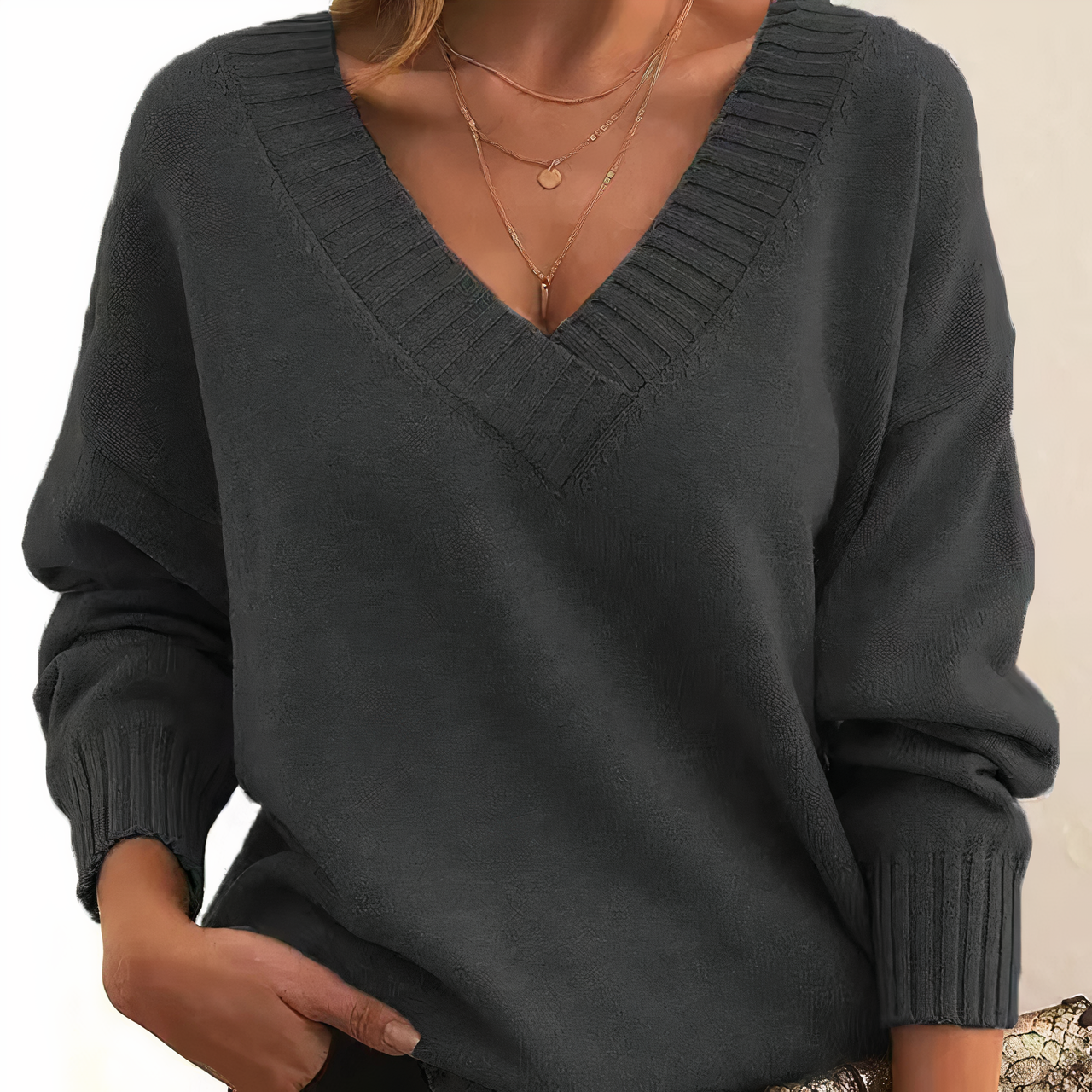 Aurélie | Eleganter Kashmir-Pullover für Stil und Komfort