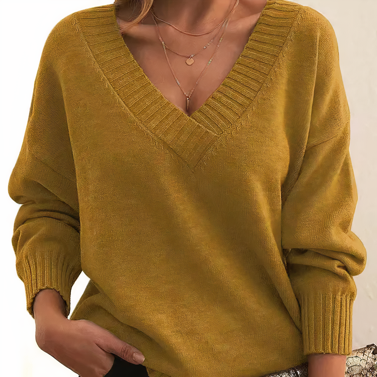 Aurélie | Eleganter Kashmir-Pullover für Stil und Komfort