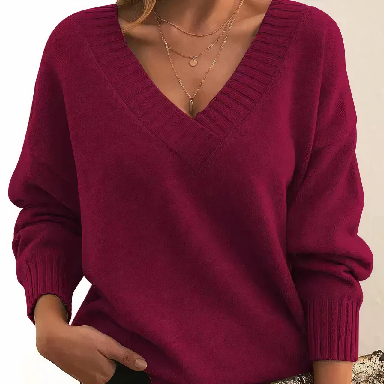 Aurélie | Eleganter Kashmir-Pullover für Stil und Komfort