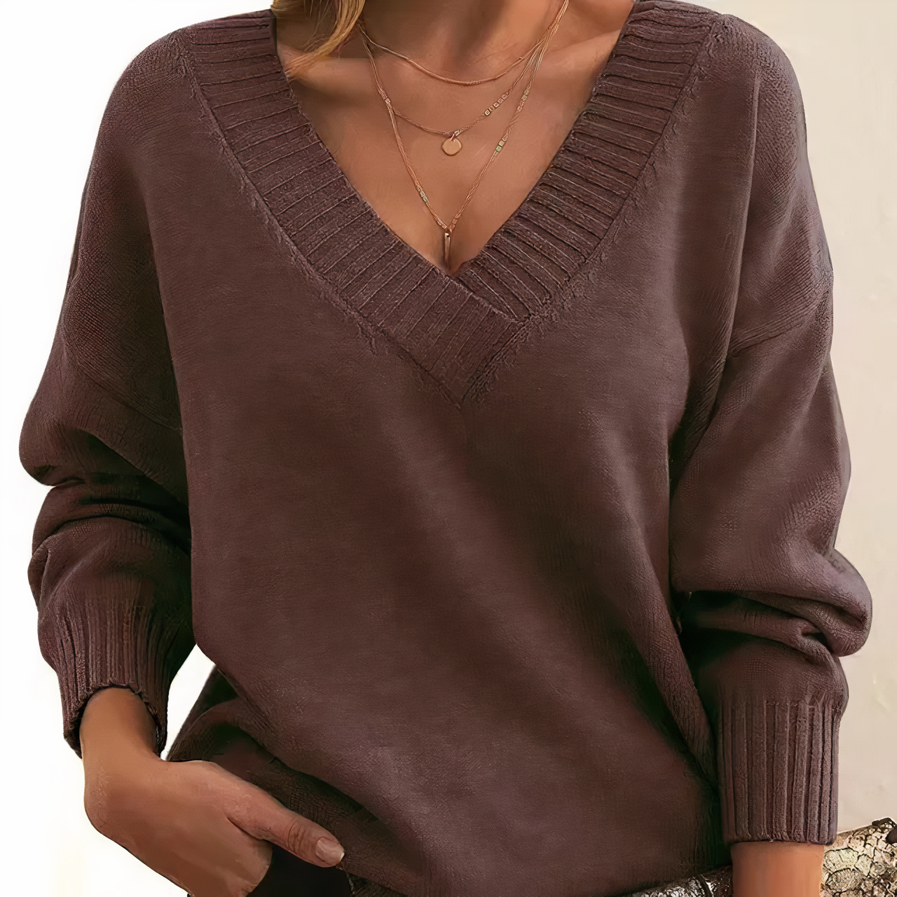 Aurélie | Eleganter Kashmir-Pullover für Stil und Komfort