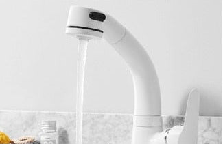 Ausziehbare Armatur für das Badezimmer in Messing Wasserhahn