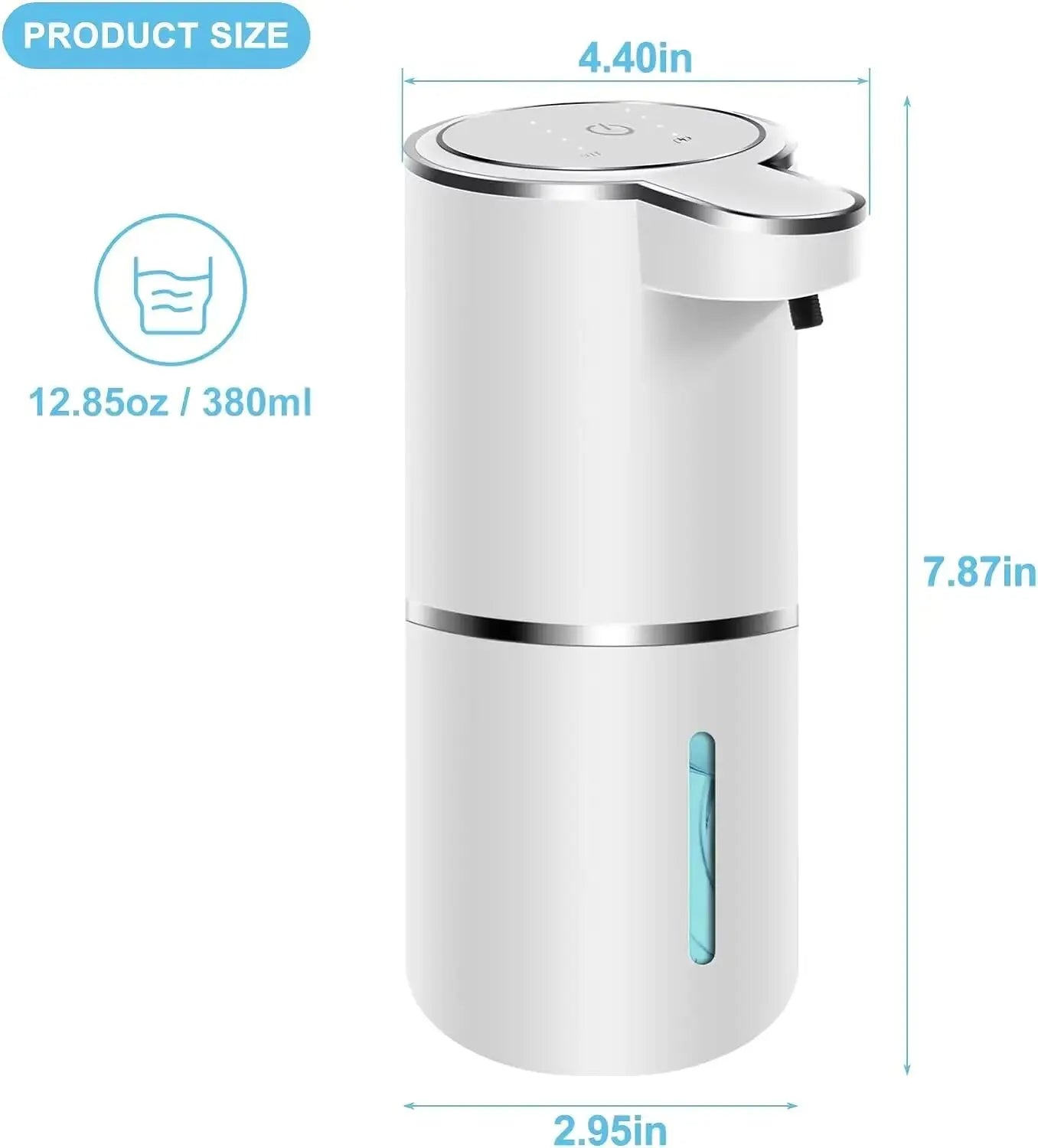 Automatischer Seifenspender – Berührungslos, Schaum, USB aufladbar