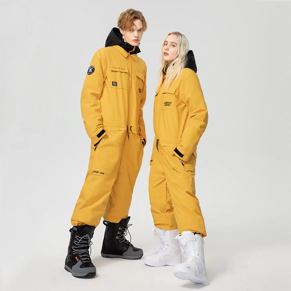 Aventurine | Wasserdichter Einteiliger Winter-Ski-Anzug für Damen und Herren