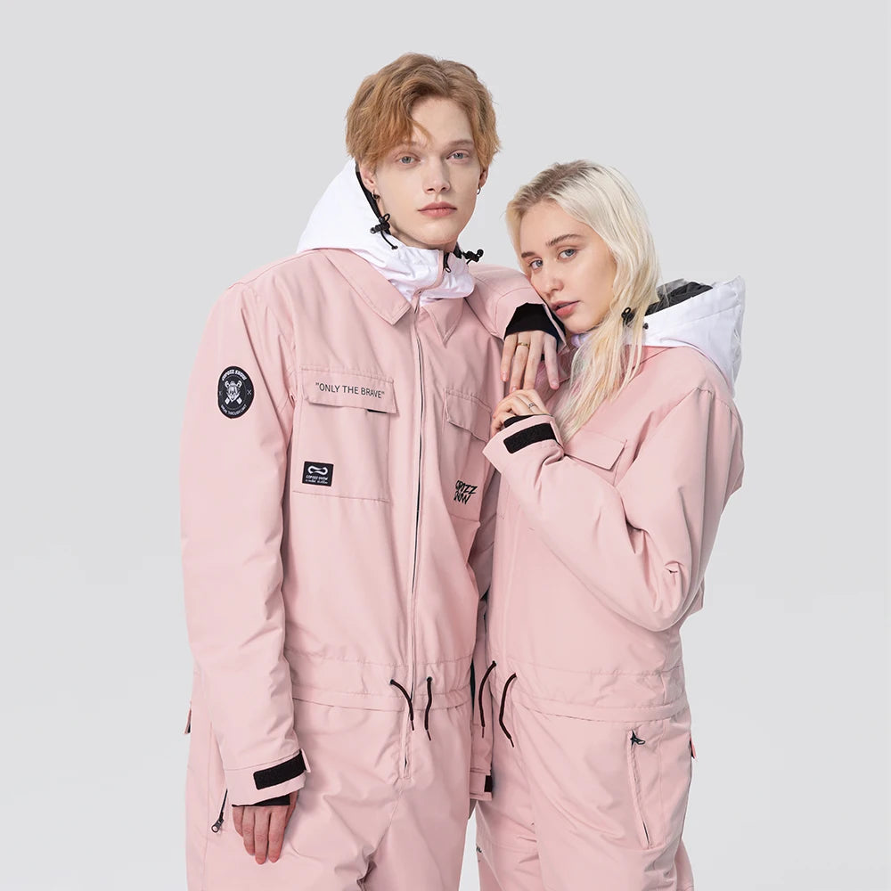 Aventurine | Wasserdichter Einteiliger Winter-Ski-Anzug für Damen und Herren