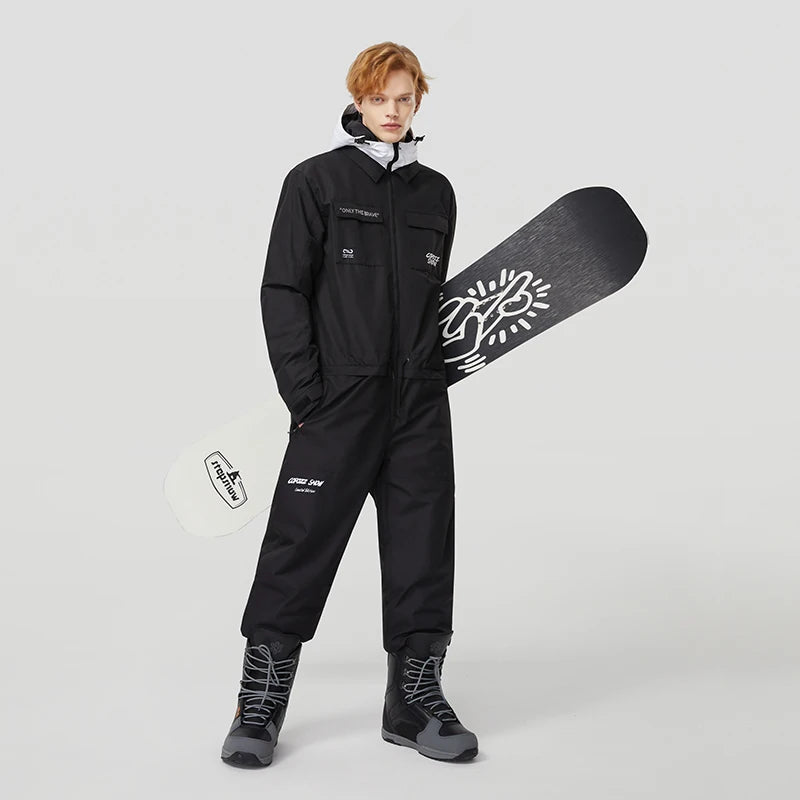 Aventurine | Wasserdichter Einteiliger Winter-Ski-Anzug für Damen und Herren