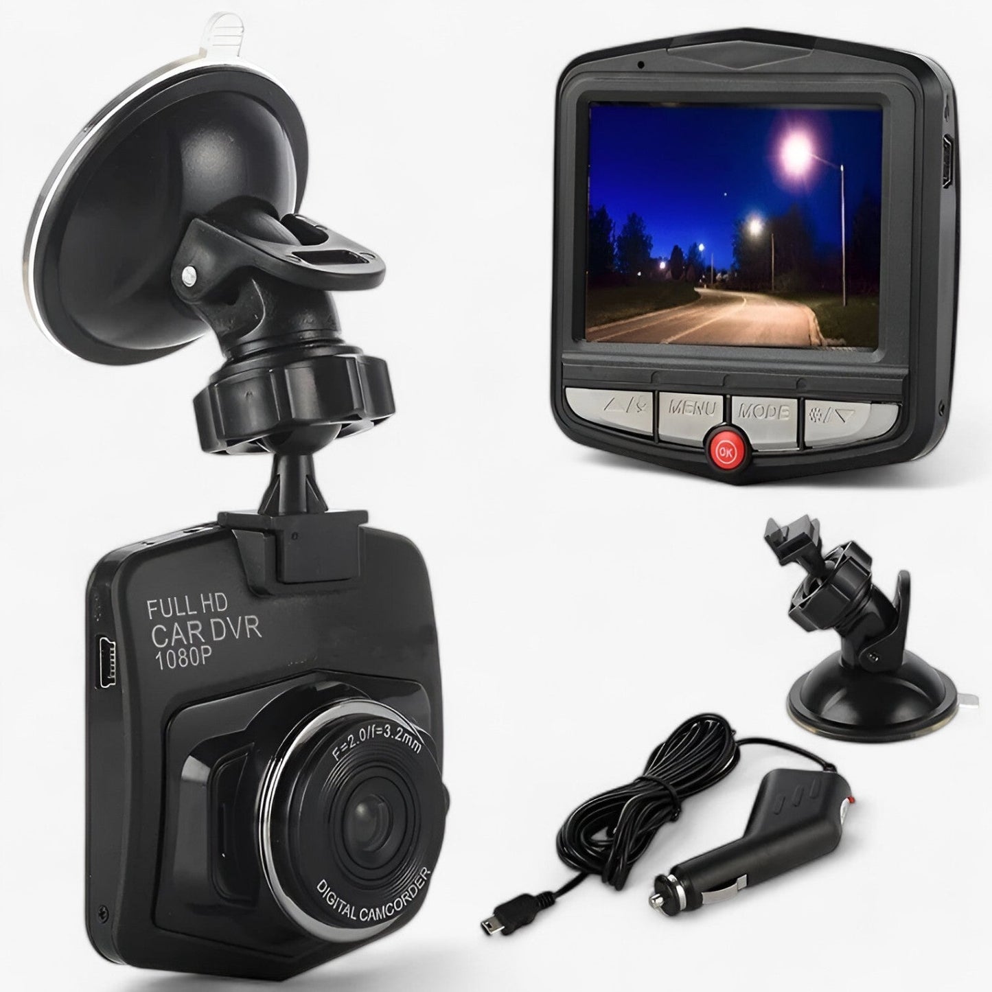 Axel | 1080P HD Nachtsicht Dashcam mit Loop-Aufnahme