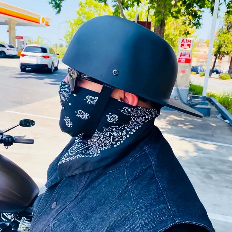 Baseballmütze Motorradhelm