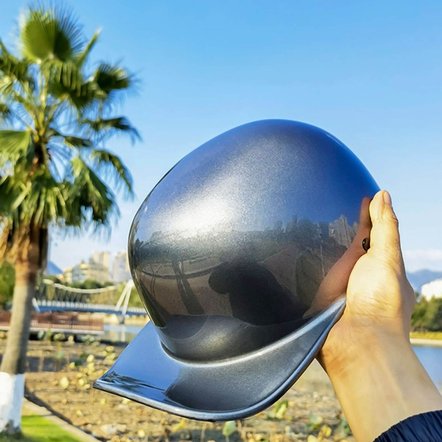 Baseballmütze Motorradhelm