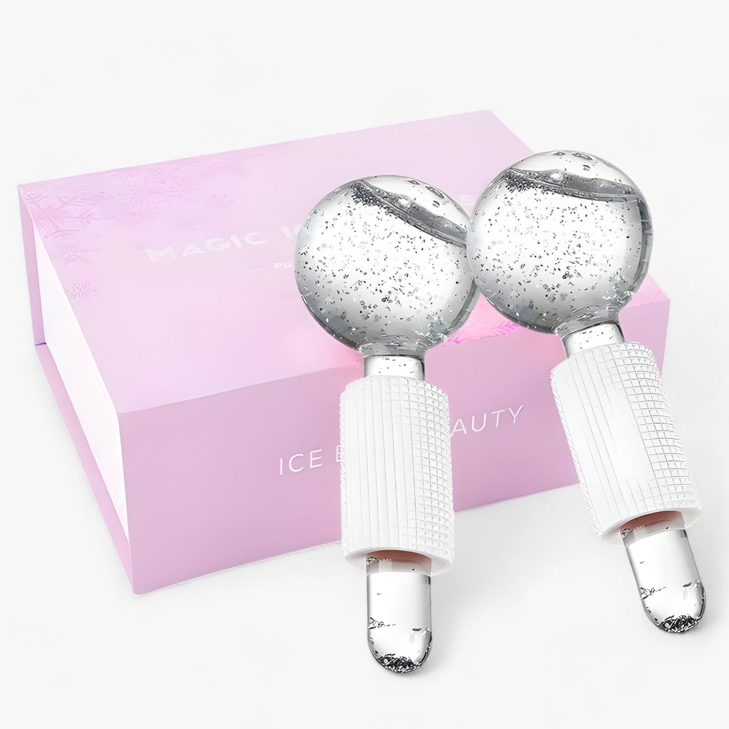 BeautyCool | Kristallkugeln - Energiemassage für Gesicht und Augen, 2 Stück/Paket