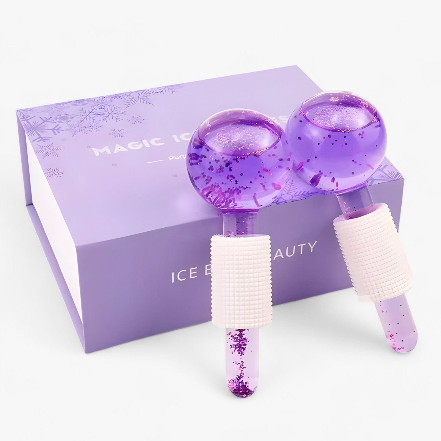 BeautyCool | Kristallkugeln - Energiemassage für Gesicht und Augen, 2 Stück/Paket