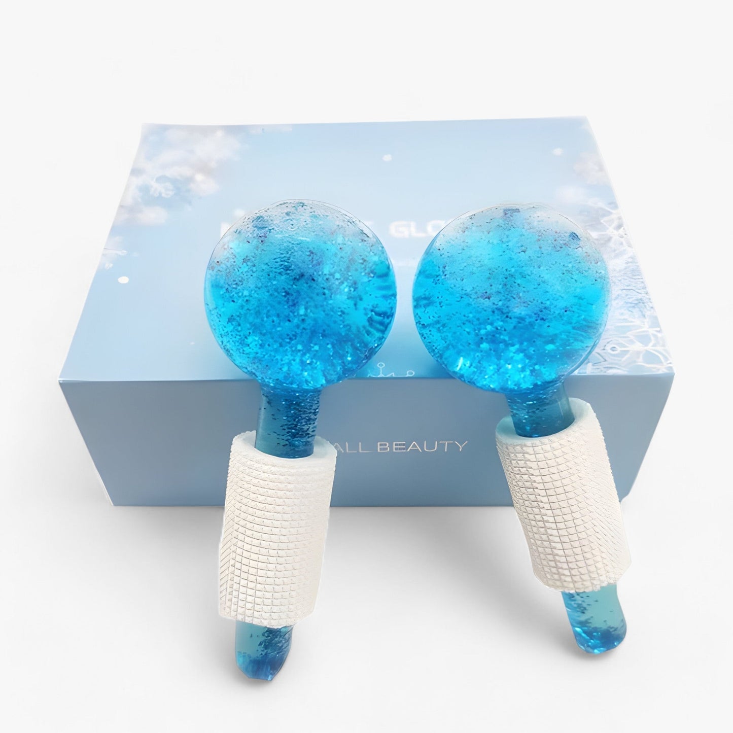 BeautyCool | Kristallkugeln - Energiemassage für Gesicht und Augen, 2 Stück/Paket