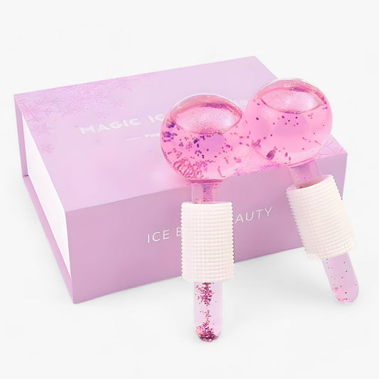 BeautyCool | Kristallkugeln - Energiemassage für Gesicht und Augen, 2 Stück/Paket