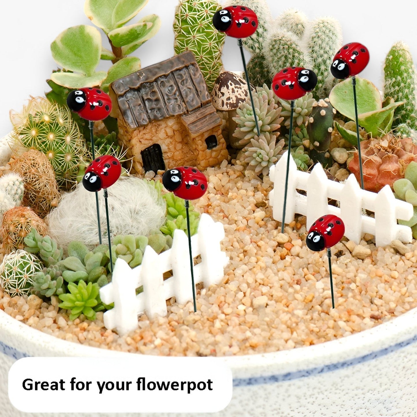 Bella | Marienkäfer Gartenstecker Set 10 Stück