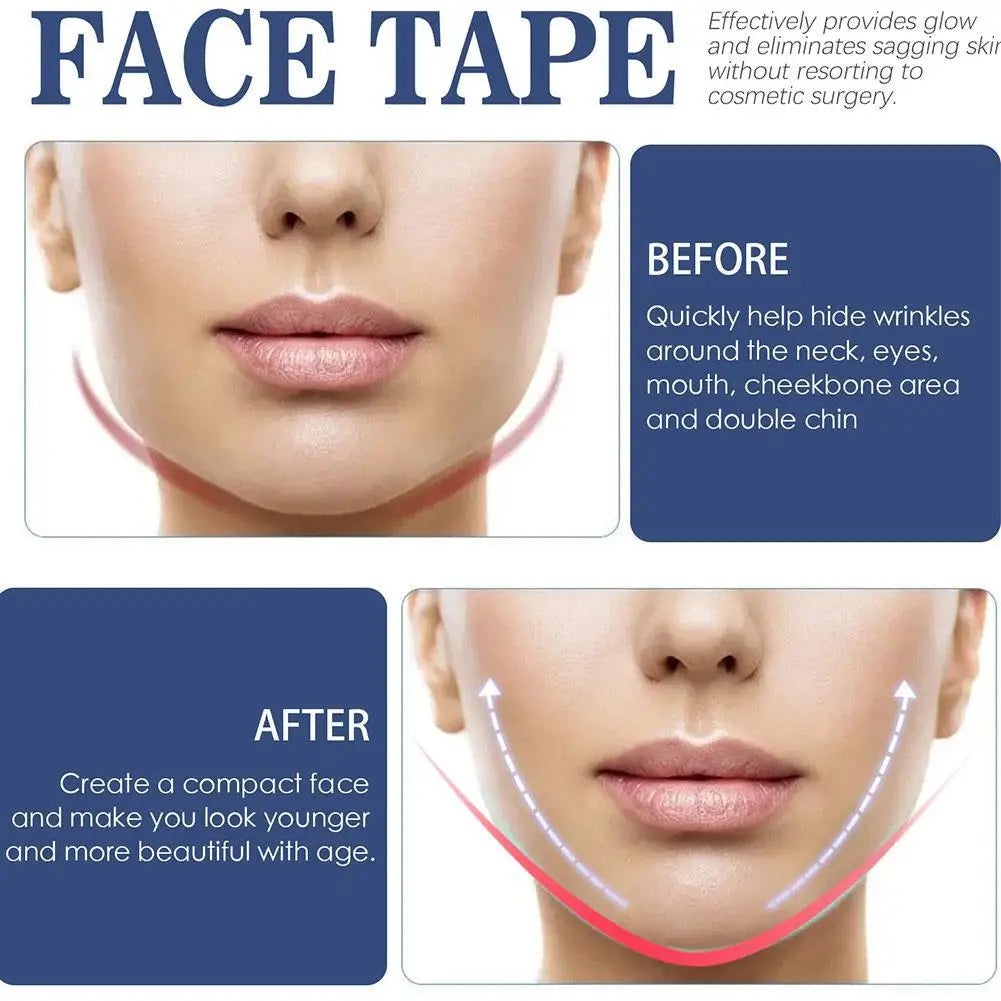 Bellis Tape | Unsichtbare Gesichtslift Tape zur Soforthilfe
