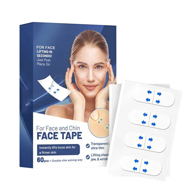 Bellis Tape | Unsichtbare Gesichtslift Tape zur Soforthilfe