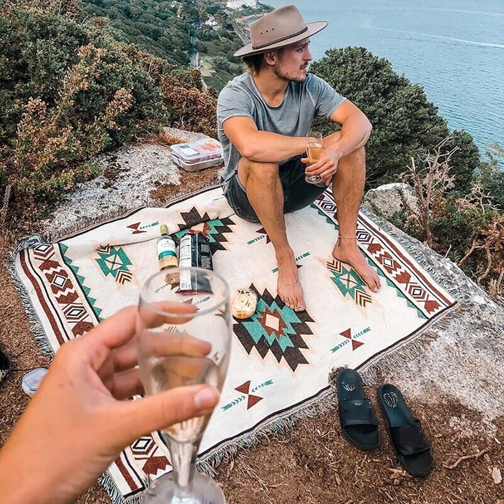 Boho Picknickdecke | Ein modisches Boho-Tuch für deine Outdoor-Aktivitäten