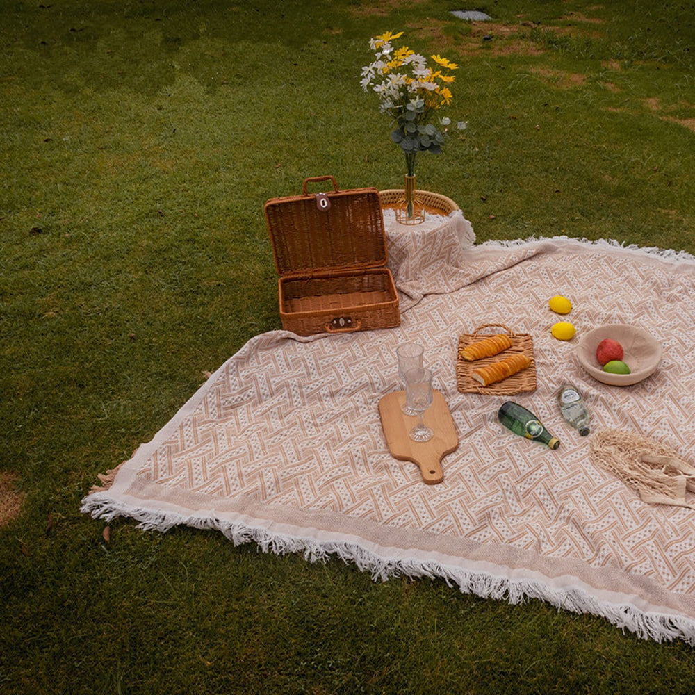 Boho Picknickdecke | Ein modisches Boho-Tuch für deine Outdoor-Aktivitäten