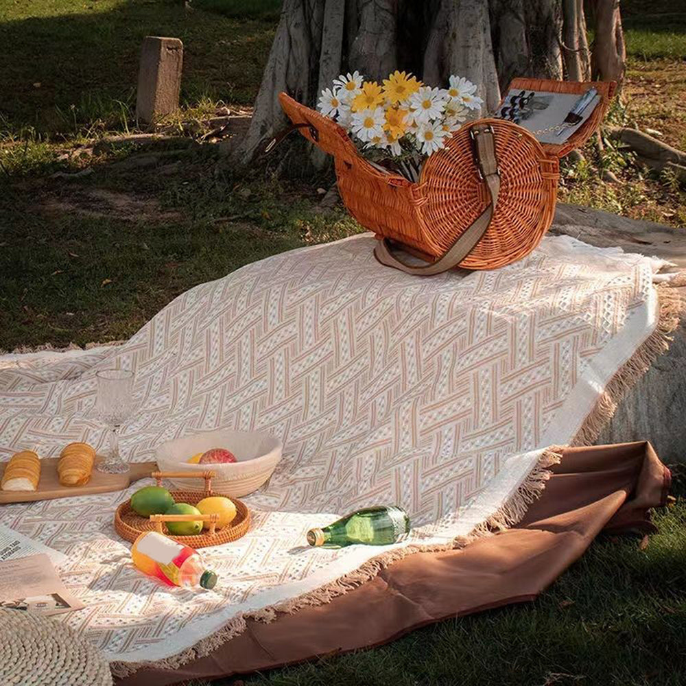 Boho Picknickdecke | Ein modisches Boho-Tuch für deine Outdoor-Aktivitäten